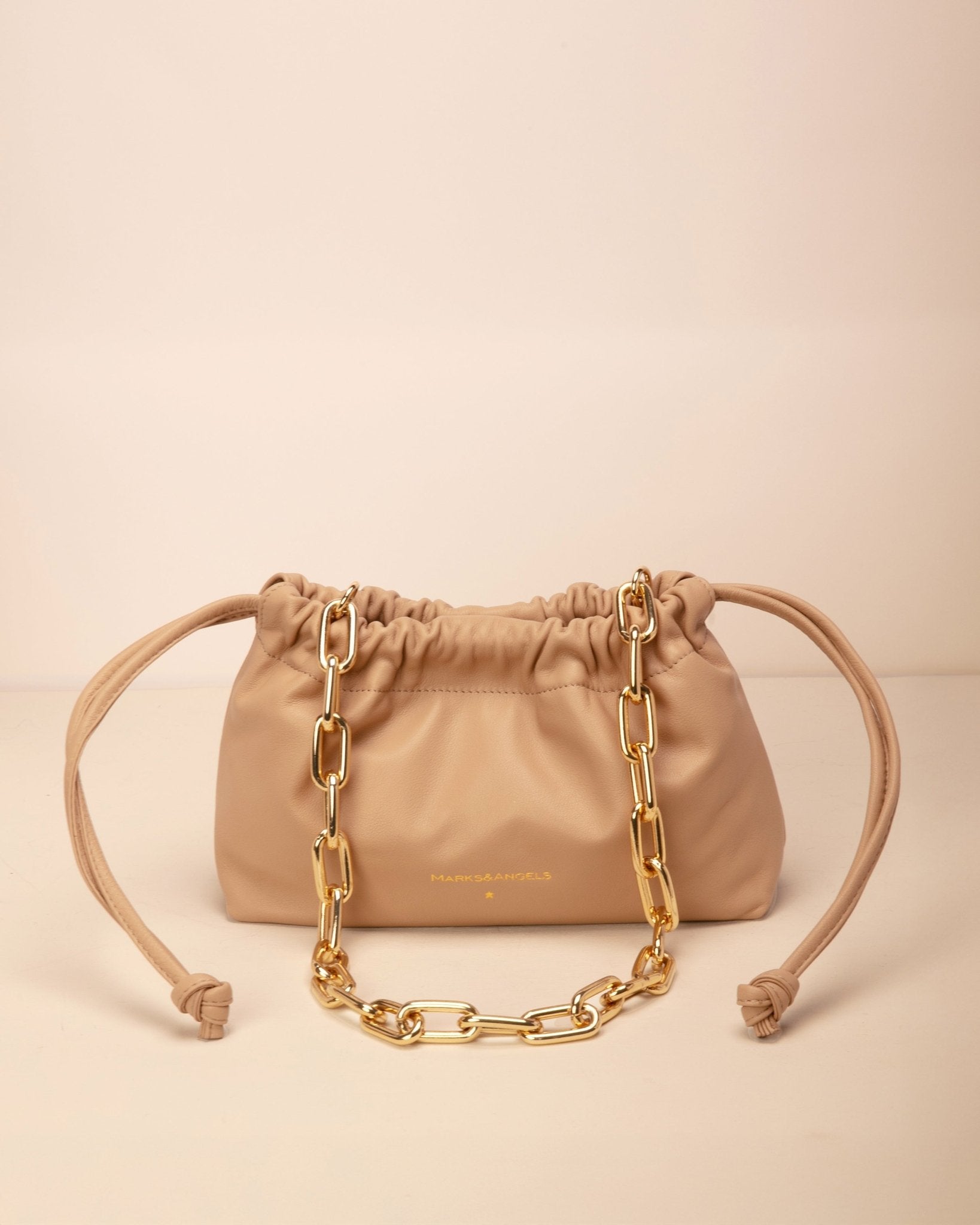 Mini Cri New Cappuccino con Tracolla Catena Mini Kate - Marks&Angels