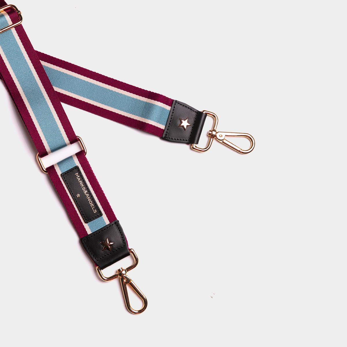 Tracolla Navy Burgundy Polvere Azzurro - MarksandAngels