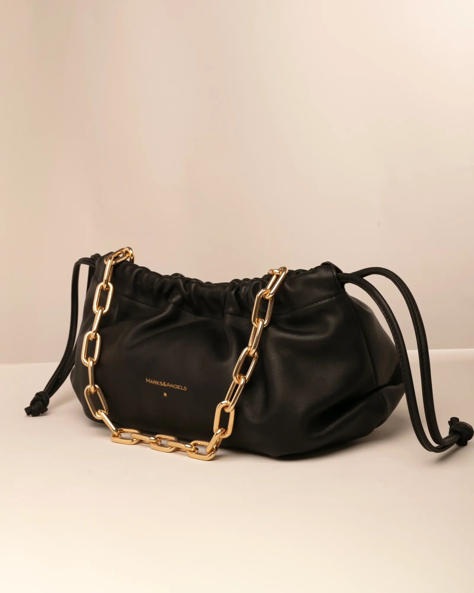 Cri New Nero con Tracolla Catena Mini Kate - Marks&Angels