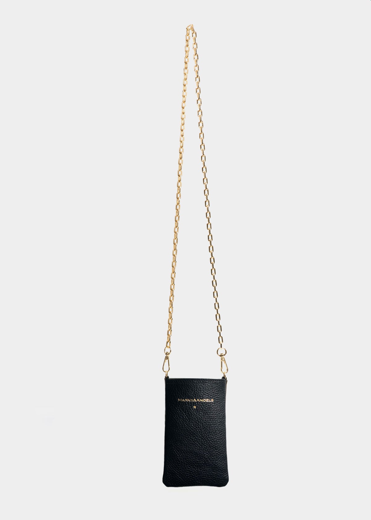 Porta Cellulare Tea Catena Dollarino Nero